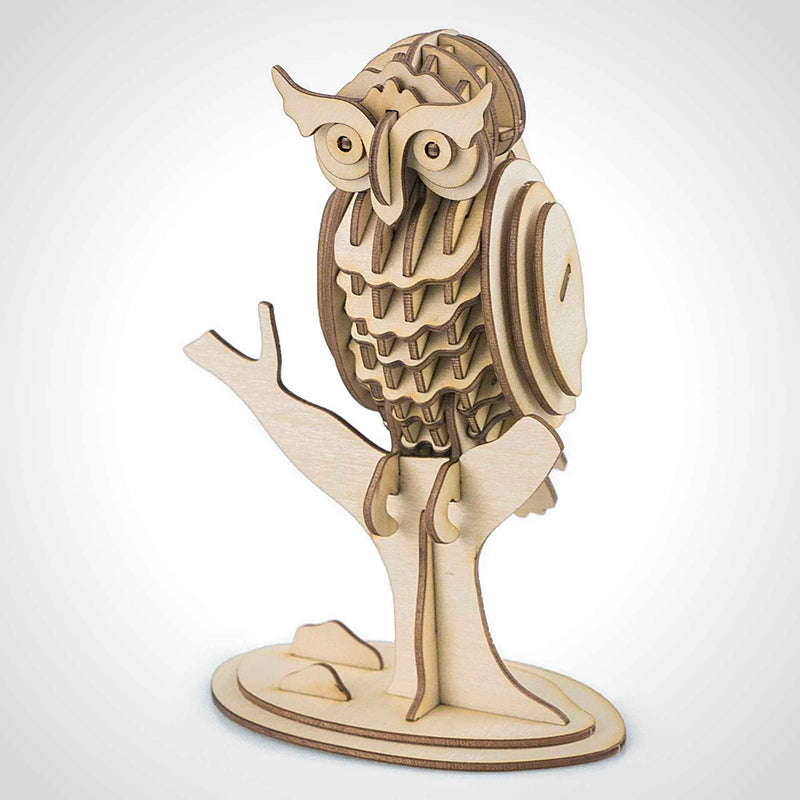 Owl 3D Wooden Puzzle - Eco.Pegs