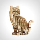 Cat 3D Wooden Puzzle - Eco.Pegs